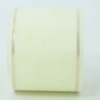 Moire Kranzschleife 7,5cm Pique-Rand Moire Kranzschleife 7,5cm Pique-Rand