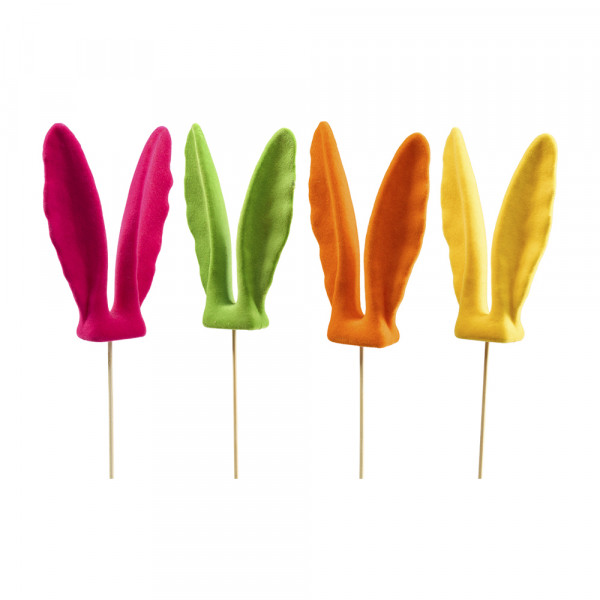 Vorbestellung: (472) Poly Hasenohren beflockt am Pick 4f sort.