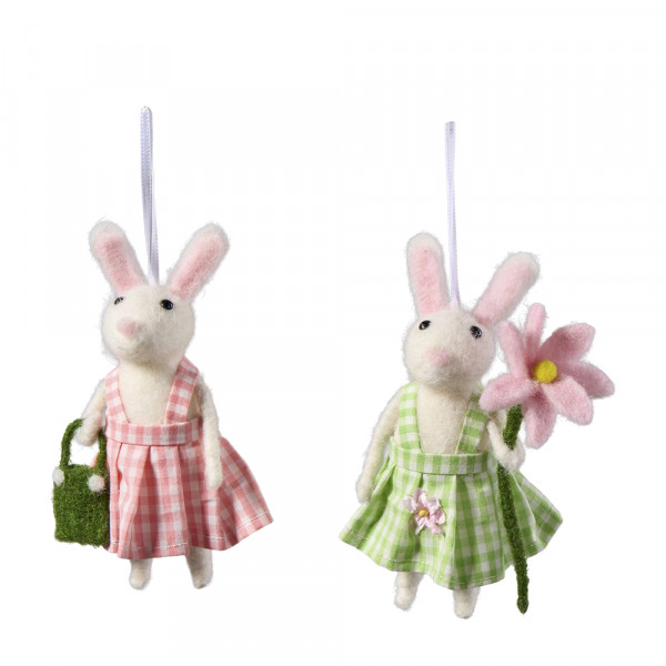 Vorbestellung: (459) Hasen,Filz,2sort.