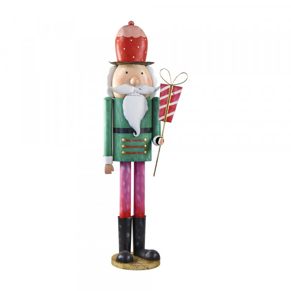 (609) Metall-Deko Nussknacker