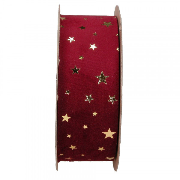 Band Samt mit Sternen