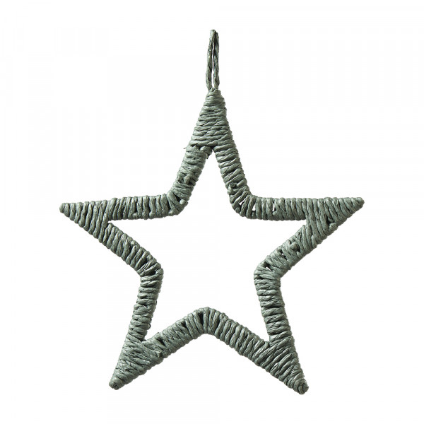(090) Metall-Papier Stern offen