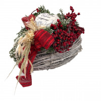 Allerheiligen-Gesteck Red Frostet Allerheiligen-Gesteck Red Frostet