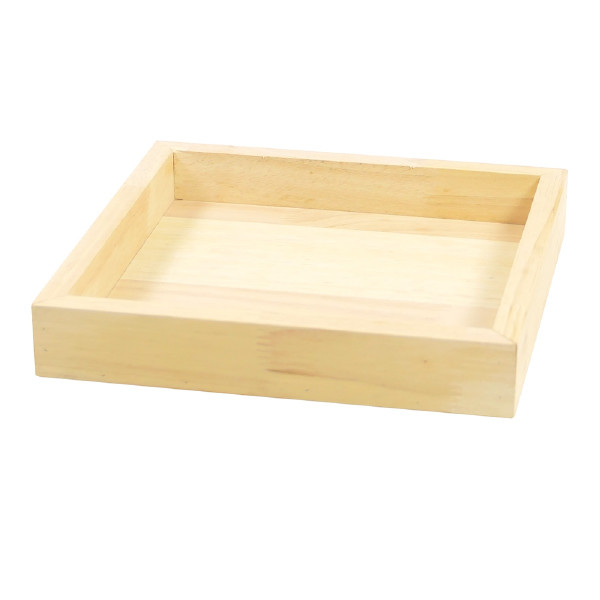 Tablett Holz quadratisch