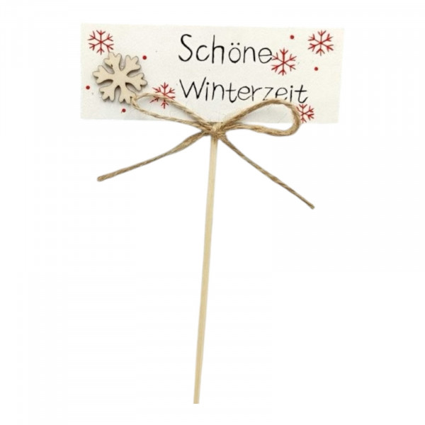 "Schöne Winterzeit" Litius Stecker