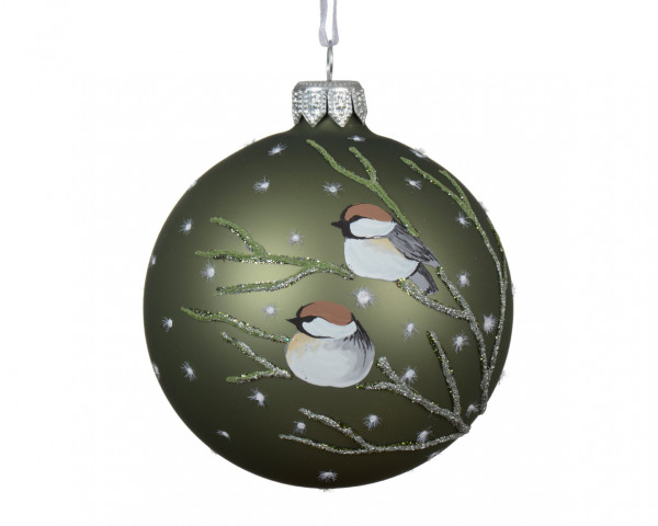 Glas-Kugel "Vogel"