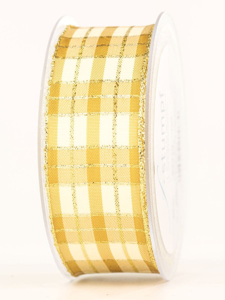 Stoffband "Weihnachtskaro"