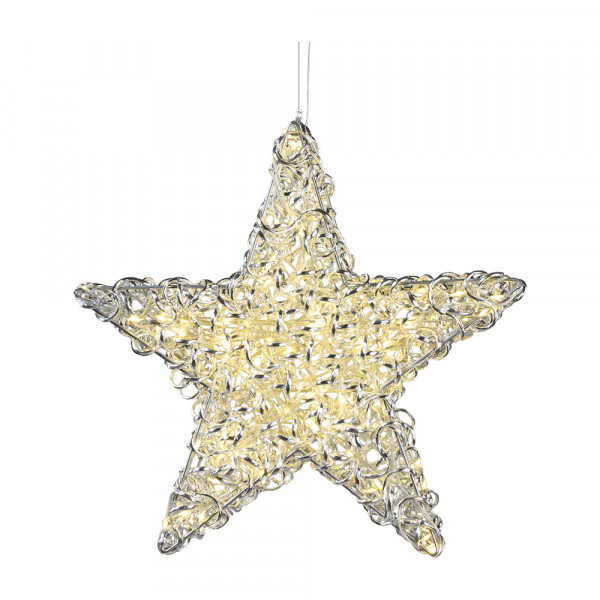 (273) Alu-Stern 150 Lichter outdoor mit Kabel