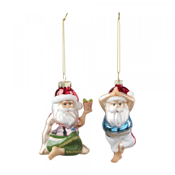 (611) Glas-Yoga Santa 2f sort. (ab 15.9. erhältlich)