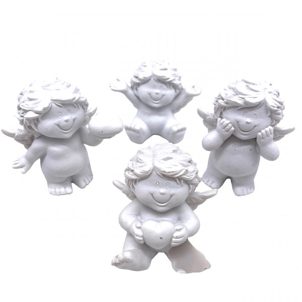 Poly-Engel "Gregor" sitzend &amp; stehend