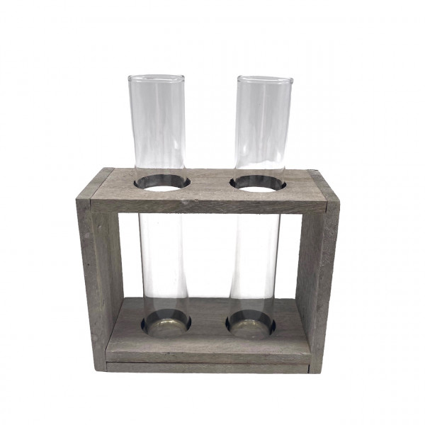 Holzständer &quot;Gastro&quot; mit Gläsern