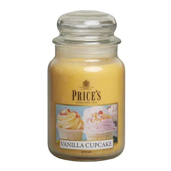 LARGE JAR Kerze 630g Vanilla cupcake