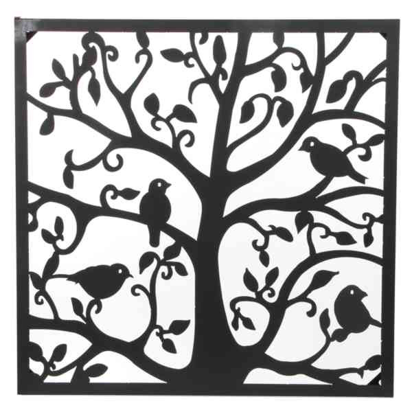 Metall-Wanddeko "Baum"