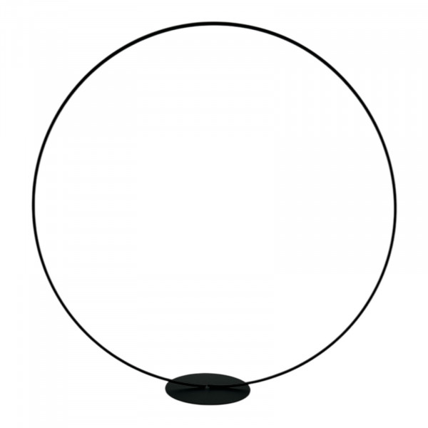 Schw.-Flower Loop Metall auf Stand D40cm