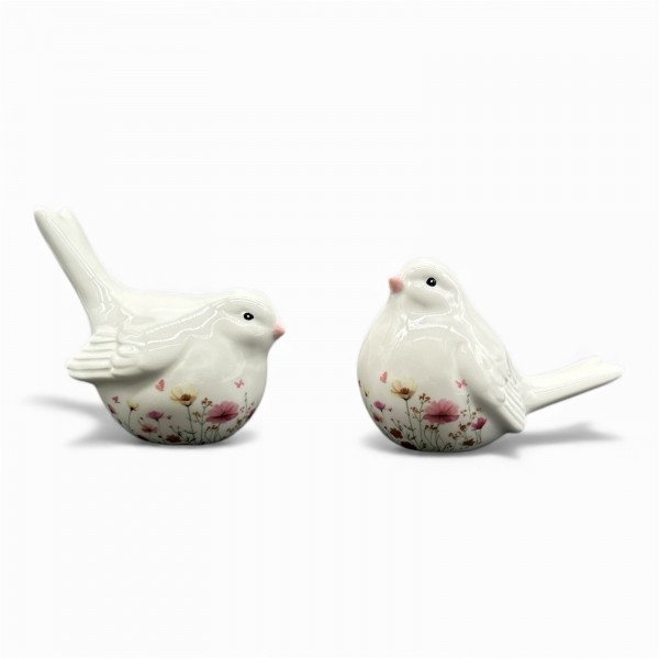 Keramik Vogel 2f sort.