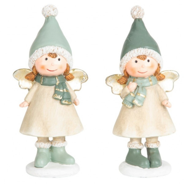 (ab 15.9. erhältlich) Poly-Engelsmädchen 2fach sort.