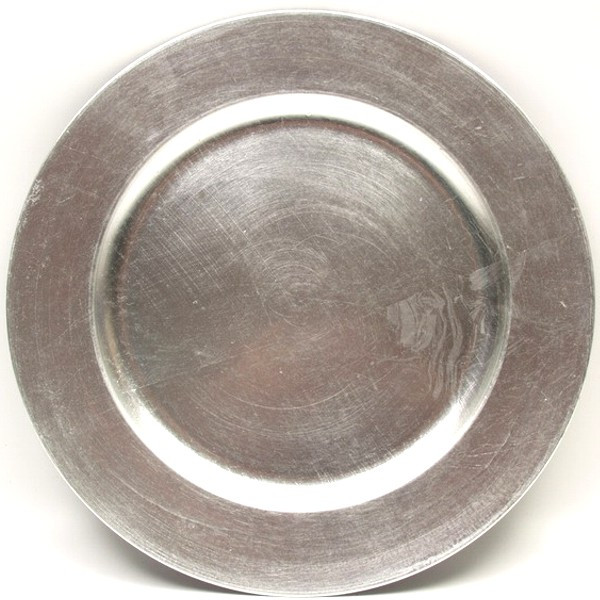 Kunststoff-Teller mit breitem Rand