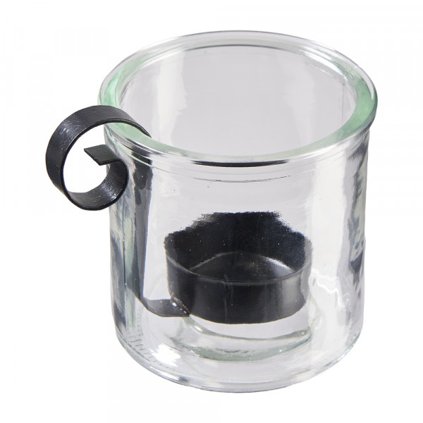 Vorbestellung: (122) Glas mit Teelichthalter