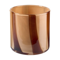 Glassteelicht "Naturstreifen" Glassteelicht "Naturstreifen"