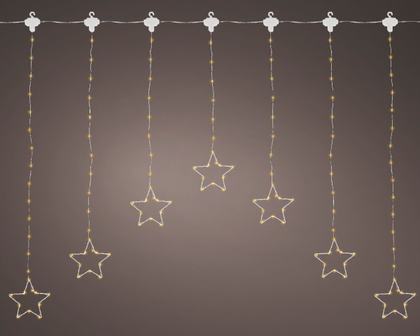 Micro LED Lichtvorhang Twinkle Effekt 8 Funktionen Outdoor