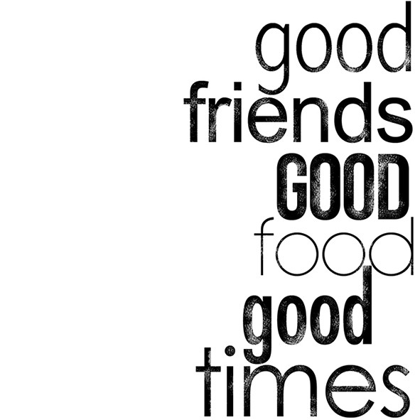 20 Servietten Spruch &#039;Good Friend&#039;