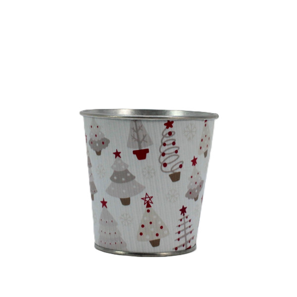 Metall-Topf Bäumchen 10er