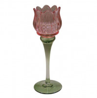 Glas-Teelicht in Blütenform Glas-Teelicht in Blütenform