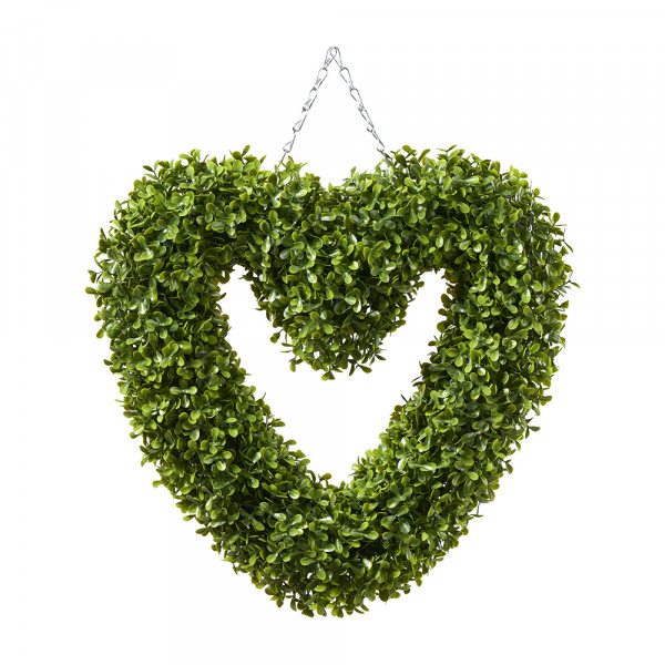 (294) Poly Blätter-Herz zum Hängen