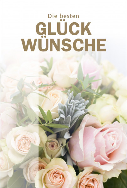 Grußkarte &quot;favourite&quot; mit Kuvert &quot;Die besten Glückwünsche&quot;