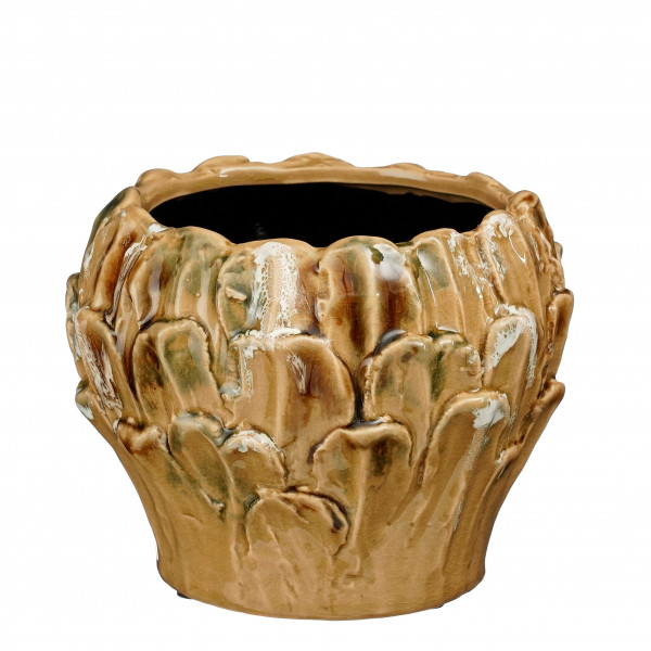 Keramiktopf "Leaf" handmade