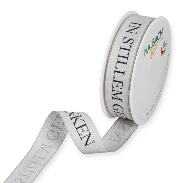 Trauerband "In Stillem Gedenken"