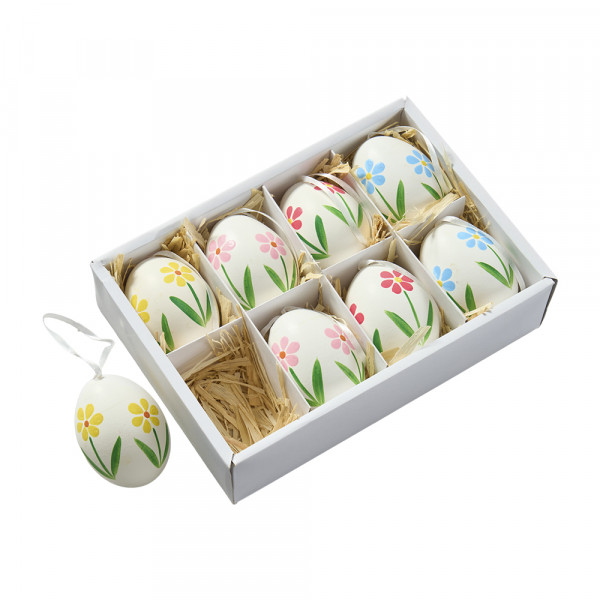 Hühnerei bemalt m. Blumen