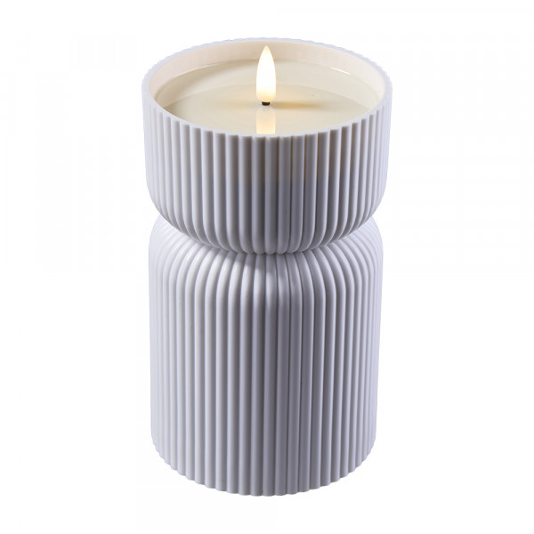 Vorbestellung: (342) Kerze LED 2xAA Rillen outdoor