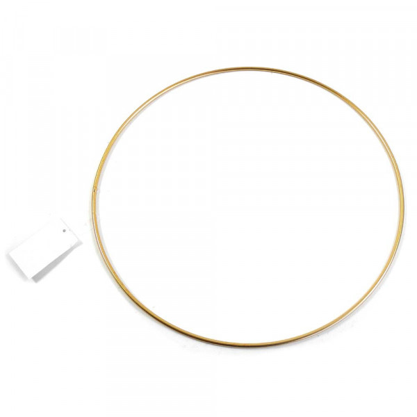 Gold-Flower Loop Metall D30cm