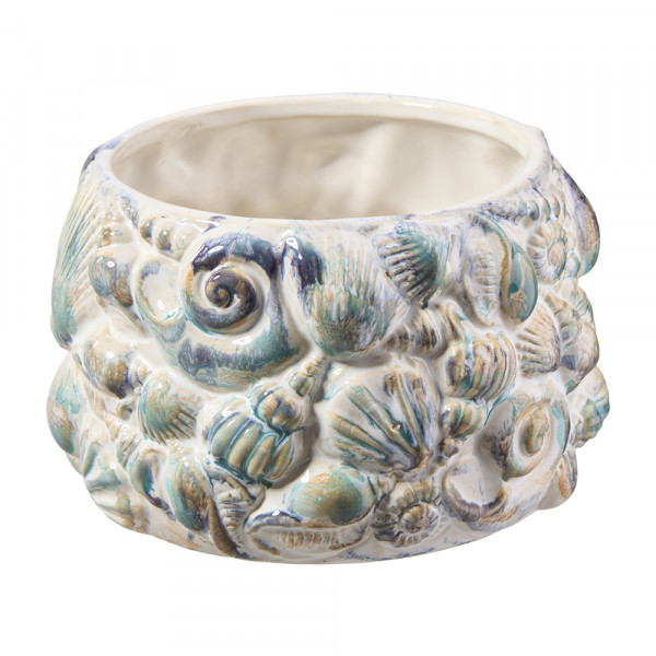 Vorbestellung: (081) Keramikschale "Muscheln" -D17cm