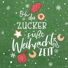 20 Servietten "Zuckersüße Zeit"