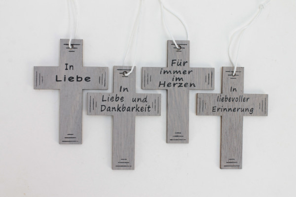 Trauerkreuz "Liebe" Perdita Hänger