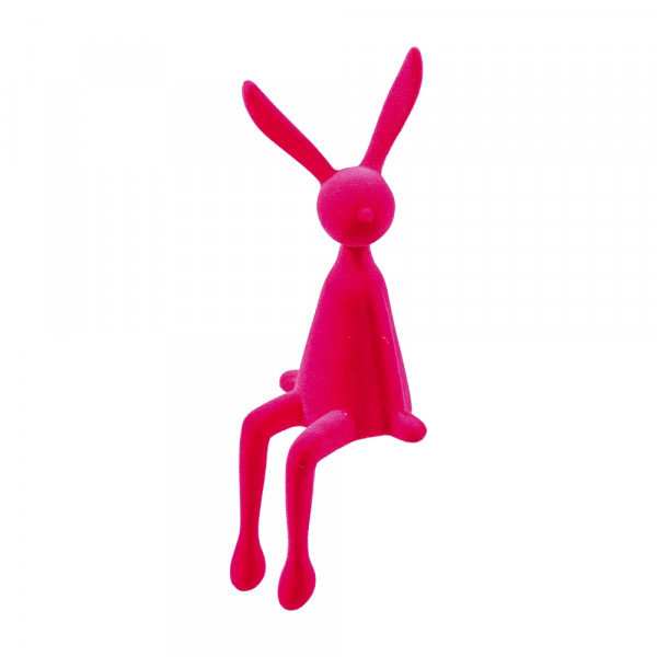 Poly-Hase beflockt sitzend