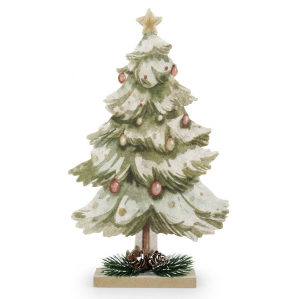 Filz-Holz-Weihnachtsbaum zum Stellen