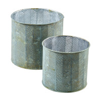 Zinktopf S/2 mit Muster Zinktopf S/2 mit Muster