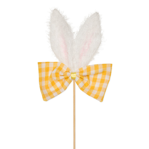 Holz-Stecker "Hasenohren/Schleife"