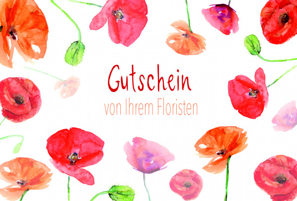 Gutschein "Von Ihrem Floristen" inkl. Kraftumschlag