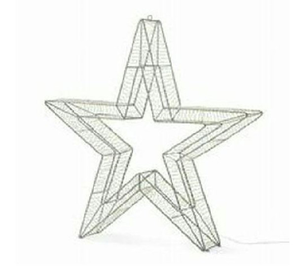 Metall LED-Stern "XL" 1200 Lichter m. Timer