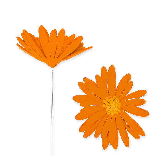 Filz-Outdoor Stecker "Blume"