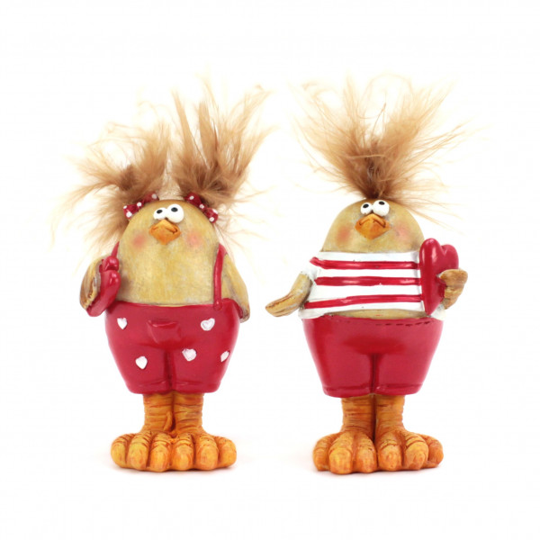 Poly-Küken "Flausi" 2f sort.