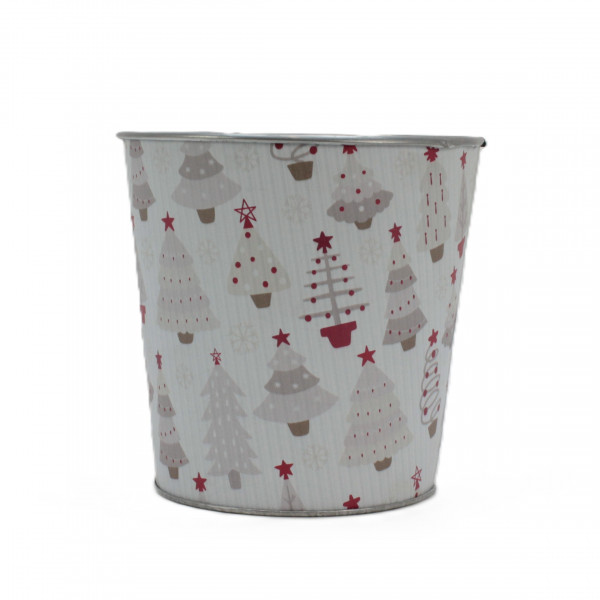 Metall-Topf Bäumchen 14er