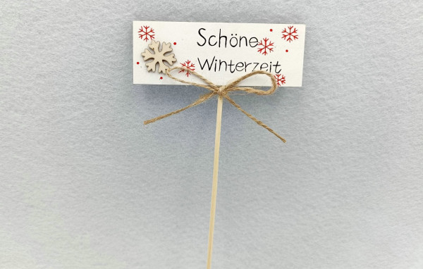 &quot;Schöne Winterzeit&quot; Litius Stecker