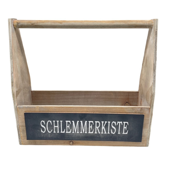 Holz-Bügelkiste &quot;Schlemmerkiste&quot;