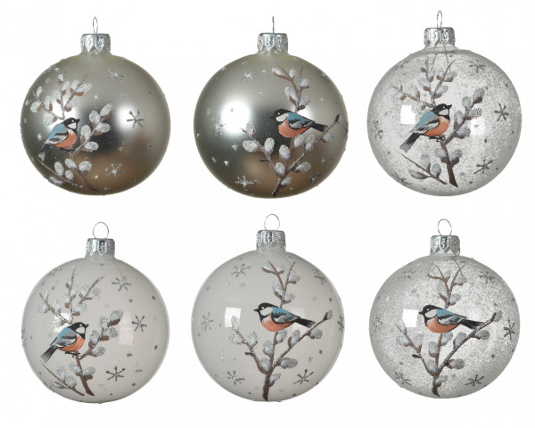 Glas-Kugel &quot;Birds&quot;