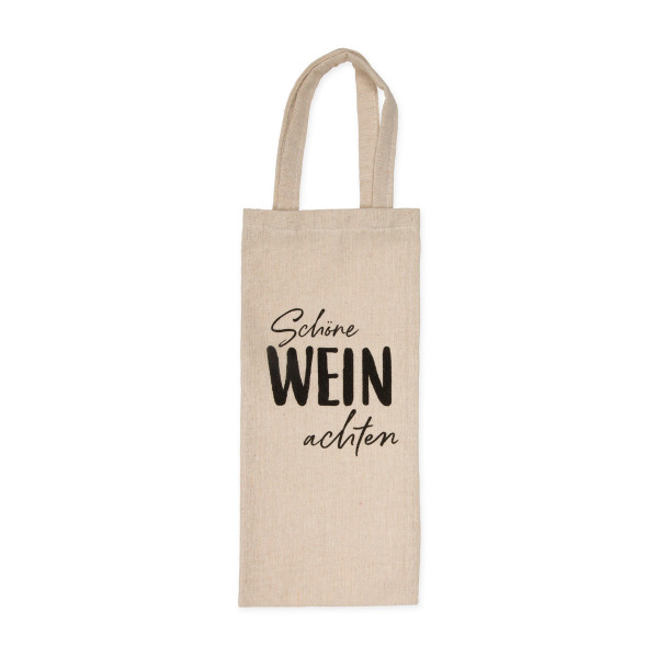 Textil-Flaschentasche"Schöne WEINachten"